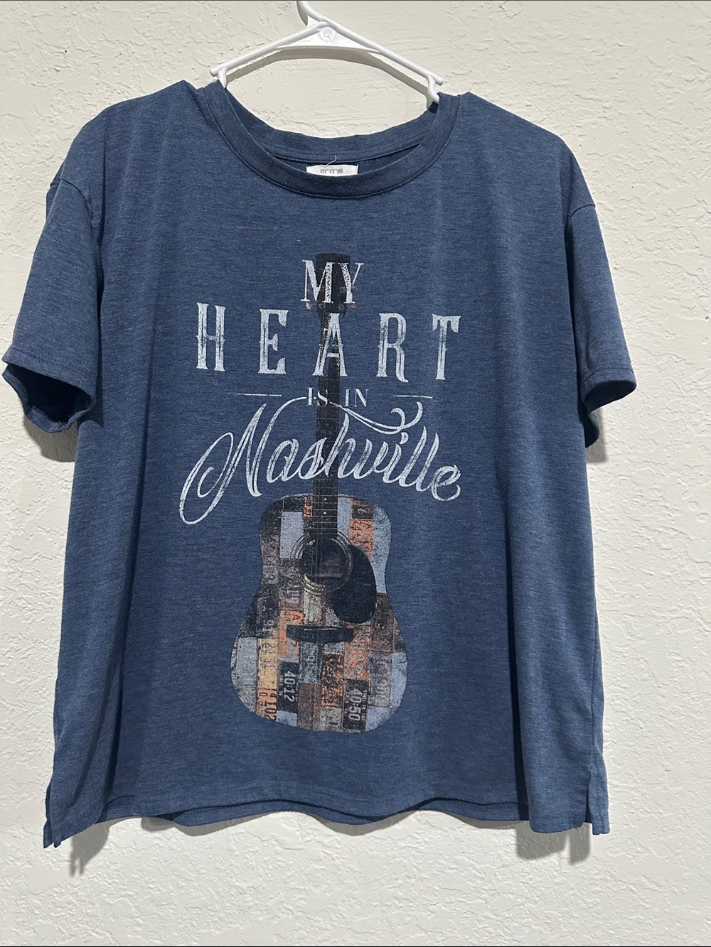 Maurices Navy Blue 'My Heart Is In Nashville' Graphic Tee